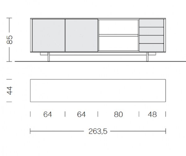 Aparador Moss6 Loyratime HogarDomestic Ficha