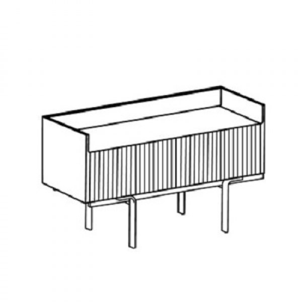 Aparador Stockholm 122 bajo PuntMobles HogarDomestic Pata_alta_listonada