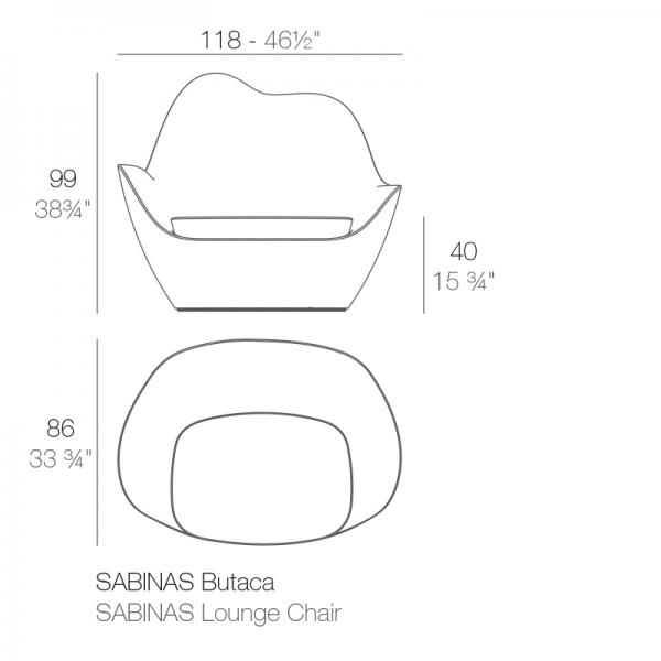 Butaca Sabinas Ficha Tecnica