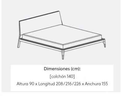 Cama Bel Treku HogarDomestic 140
