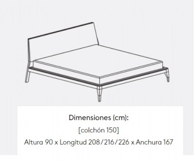 Cama Bel Treku HogarDomestic 150