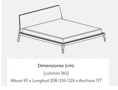 Cama Bel Treku HogarDomestic 160