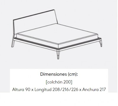 Cama Bel Treku HogarDomestic 200