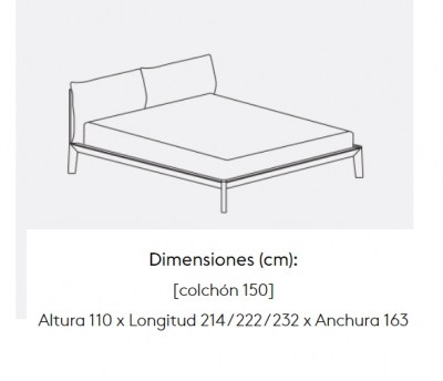 Cama Bora Treku HogarDomestic 150