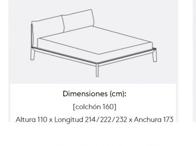 Cama Bora Treku HogarDomestic 160