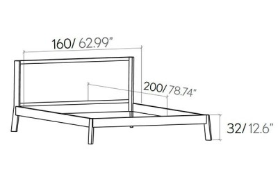 Cama Breda 160 PuntMobles HogarDomestic