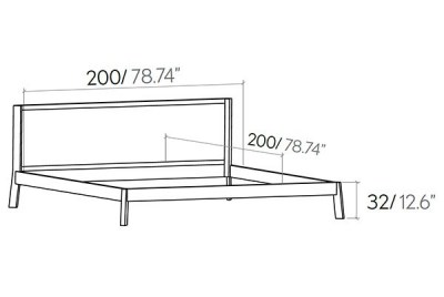 Cama Breda 200 PuntMobles HogarDomestic