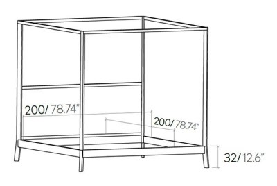 Cama Breda Dosel 200 PuntMobles HogarDomestic