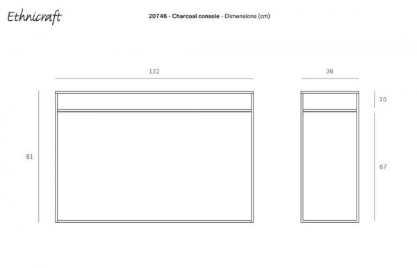 Charcoal Consola Ethnicraft Ficha Tecnica