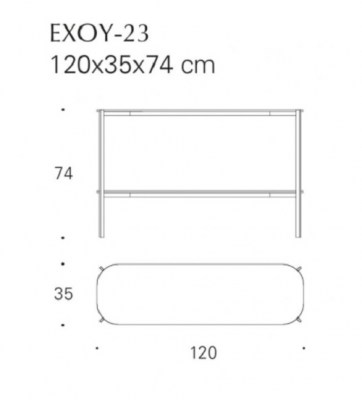 Consola Exo Kendomobiliario HogarDomestic EXOY23