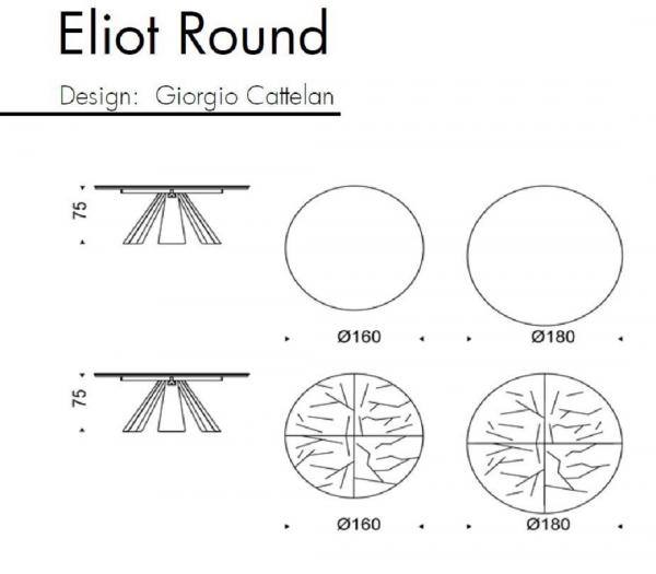 Eliot Round Cattelan Ficha Tecnica