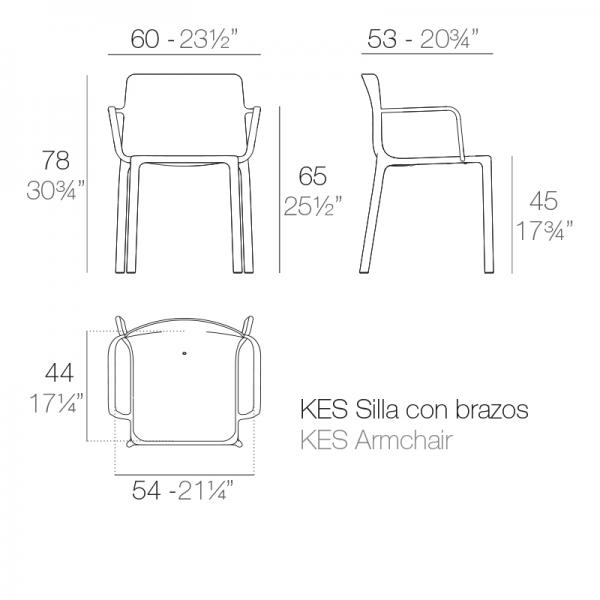 Kes brazos Vondom Ficha Tecnica