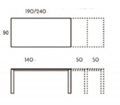 Mesa Cosmopolitan extensible TamiroTarazona HogarDomestic 140 90 90