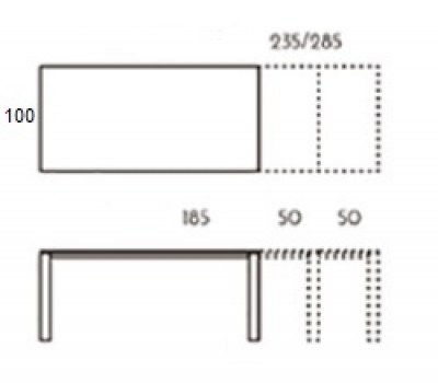 Mesa Cosmopolitan extensible TamiroTarazona HogarDomestic 185 90 100