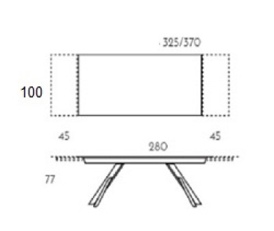 Mesa Kross extensible TamiroTarazona HogarDomestic 280 100