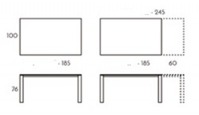 Mesa Link TamiroTarazona HogarDomestic 165 100
