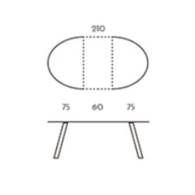 Mesa Moon extensible TamiroTarazona HogarDomestic 150