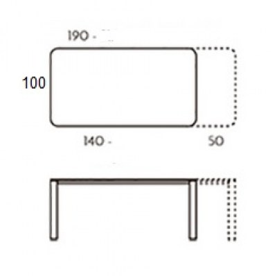 Mesa NewYork extensible TamiroTarazona HogarDomestic 140 100