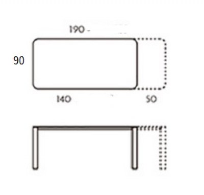 Mesa NewYork extensible TamiroTarazona HogarDomestic 140 90