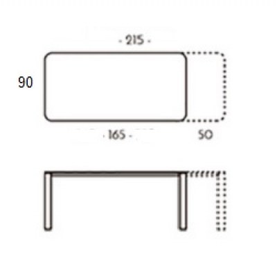 Mesa NewYork extensible TamiroTarazona HogarDomestic 165 90