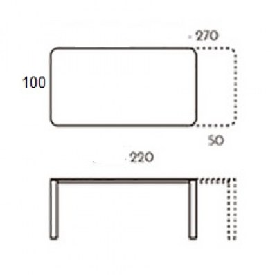 Mesa NewYork extensible TamiroTarazona HogarDomestic 220 100