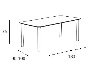 Mesa Roll Treku HogarDomestic 180