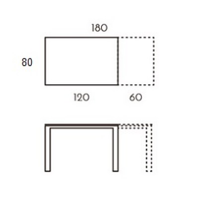 Mesa Urban extensible TamiroTarazona HogarDomestic 120 80