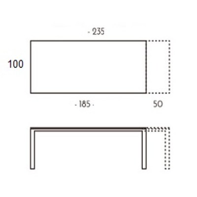 Mesa Urban extensible TamiroTarazona HogarDomestic 185 100