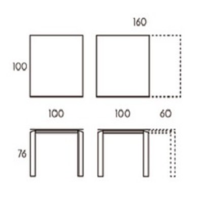 Mesa Vision extensible TamiroTarazona HogarDomestic 100 100