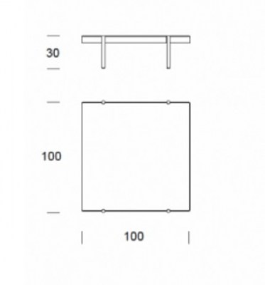 Mesa auxiliar Brich Loyratime HogarDomestic 100 100