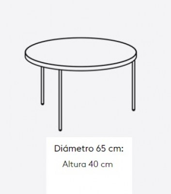 Mesa centro Gau Treku HogarDomestic 65 40