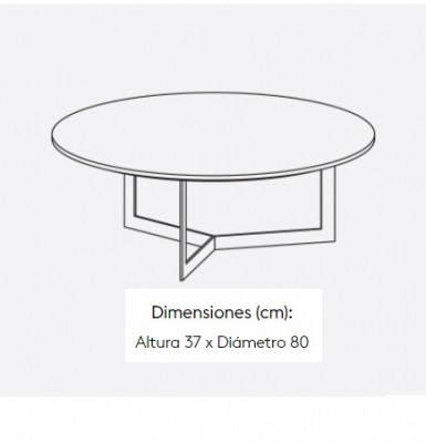 Mesa centro Kabi Treku HogarDomestic 80 37