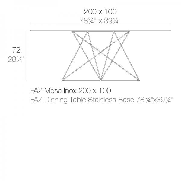 Mesa Faz Inox Ficha Tecnica