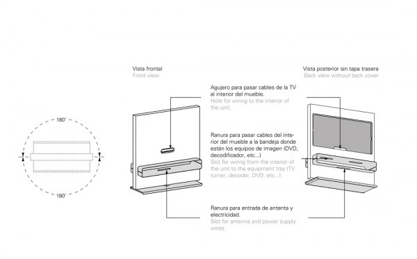 Mueble TV Totem Kendomobiliario HogarDomestic Ficha