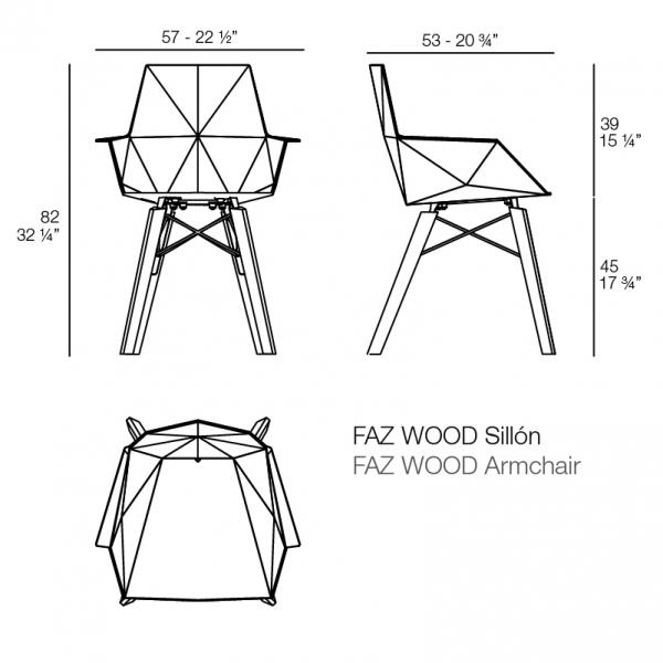 Sillon Faz Vondom Ficha Tecnica