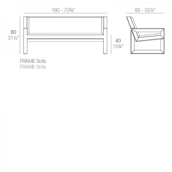 Sofa Frame Vondom Ficha Tecnica