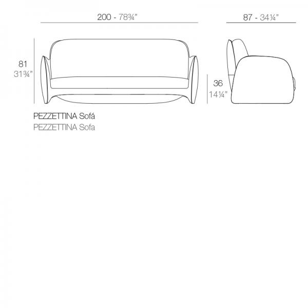 Sofa Pezzettina Vondom Ficha Tecnica