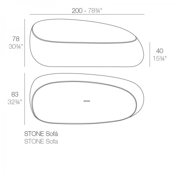 Sofa Stone Vondom Ficha Tecnica