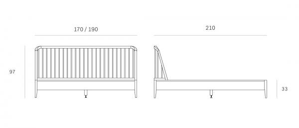 Spindle Cama Roble Ethnicraft Ficha Tecnica