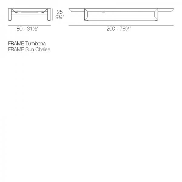 Tumbona Frame Vondom Ficha Tcnica